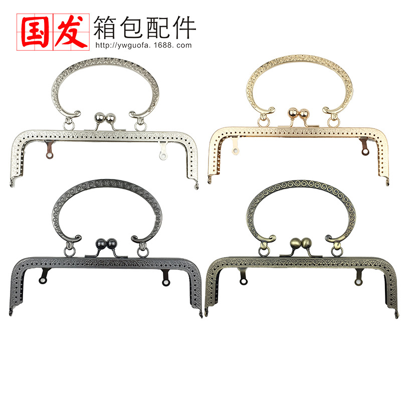 20cm relieve cuadrado en forma de C mano mano oro gran S mano mano bronce oro ligero