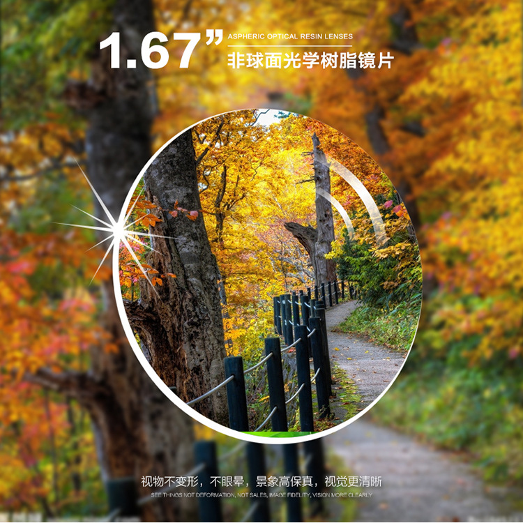 1.56 1.61 1.67 Aspheric Lenses Finished Myopia Lenses Optical Optics