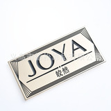 Производитель на заказ логотип Plunging Metal Знаки цинковой сплаво