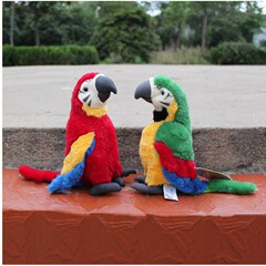 Wholesale simulation parrot plush toy stall bird simulation animal home creative children's toys photography props
