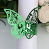 Direct selling butterfly napkin ring laser hollow napkin buckle wedding hotel paper towels and western food scarf buckle spot wholesale