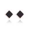 Earrings stainless steel, small accessory, simple and elegant design, light luxury style, wholesale