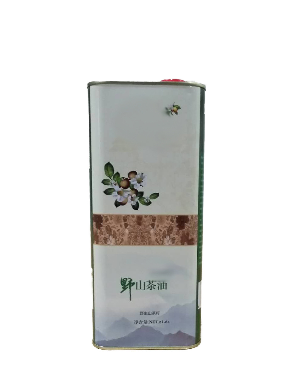 厂家直销 1600ml食品油罐 马口铁罐 马口铁食品油罐 方罐