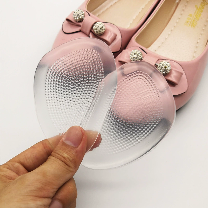 Передняя половинная Подушка, силиконовая противоболезненная противоскользящая Передняя подушка для ладони, подушка половинного размера из полиуретана, массажная амортизирующая обувь на высоком каблуке, подушка половинного размера, гель