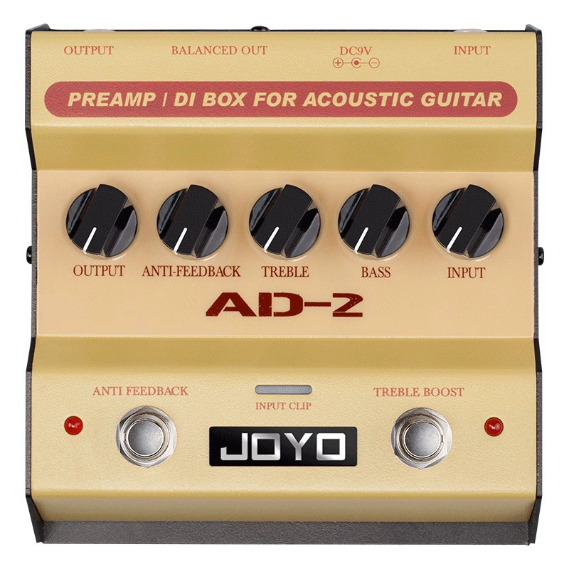 JOYO AD-2 оригинальный звуковой DI-бокс передняя платформа электрический бокс электрическая баллада деревянная гитара баланс одиночный блок эффект
