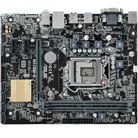 Подходит для игровой материнской платы ASUS H110M-K с полностью твердотельными конденсаторами, разборка компьютера, сокет 1151, поддержка DDR4 памяти