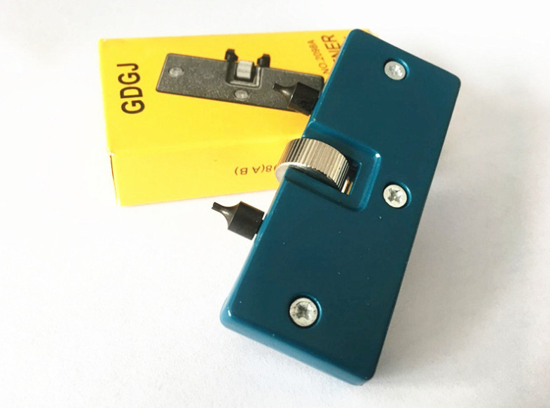 Herramienta de reparación de relojes portátil de dos patas de gran diámetro reloj abridor de reloj tapa trasera abridor herramienta de cambio de batería