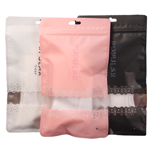 Japanese underwear packaging bag leggings T-shirt ziplock scarf swimsuit swim trunks lace baby clothing sock bag