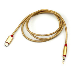 Type-C to 3.5mm audio cable AUX car audio cable S8 car audio connection cable 1 meter AUX cable