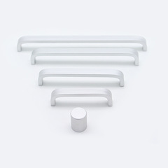 Jin Rong Da Space Aluminum Alloy Handle Cabinet Wardrobe Door Handle Aluminum Oxide Drawer Pull Aluminum Hollow Wholesale