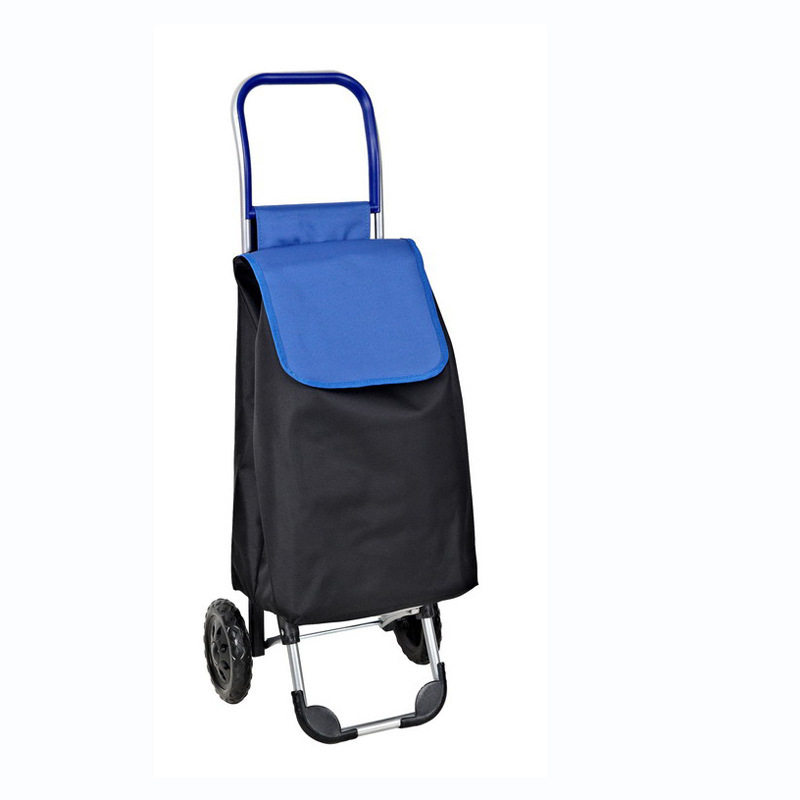 礼品促销牛津布购物车 家用拉杆购物车可折叠买菜手拉购物车定 做