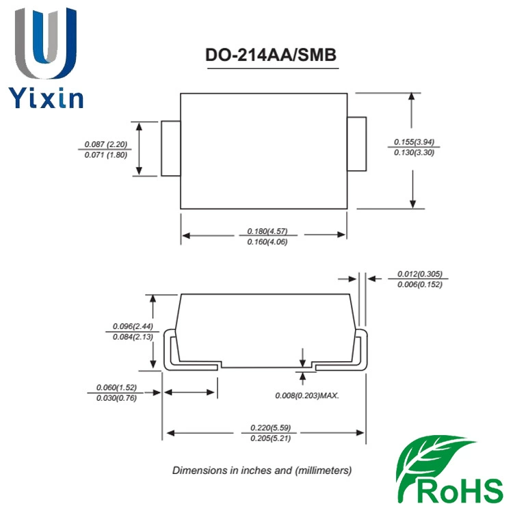 Заводская поставка SS54 SMB 5A 40V DO-214AA SS54B, шоттки диод для зарядных устройств
