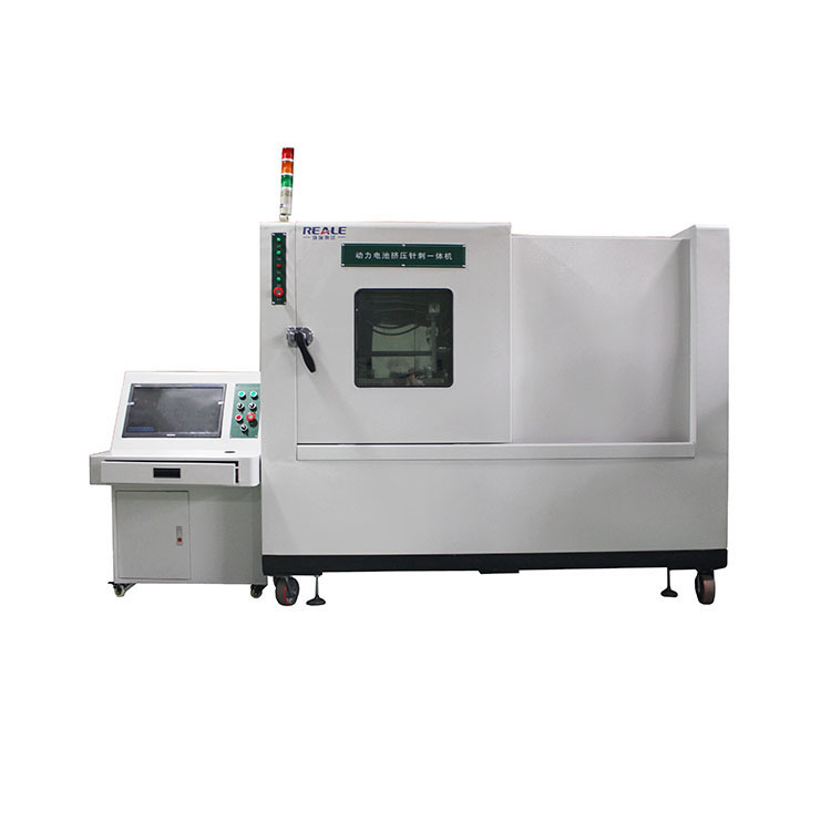 广东厂家供电池包挤压针刺试验机 动力蓄电池挤压针刺一体机