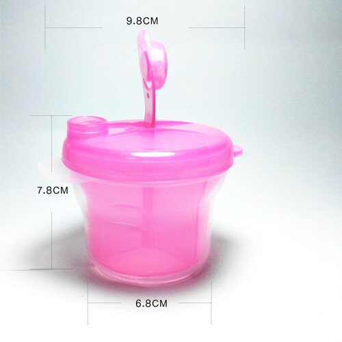 Factory stock wholesale three-layer rotating milk powder tray layered milk powder box convenient for outdoor carrying storage box