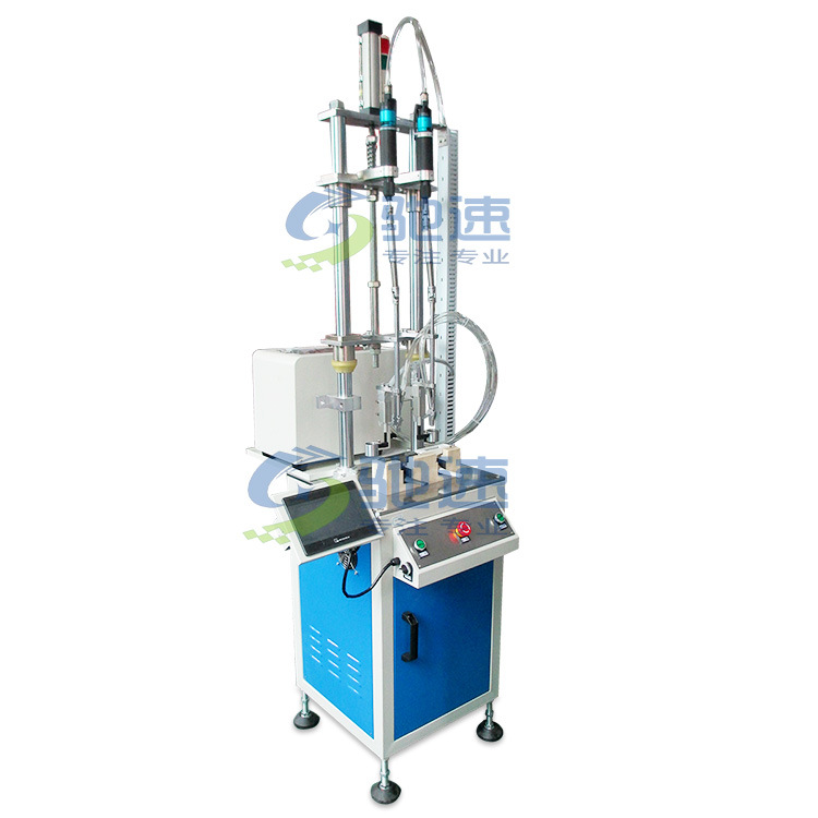 门锁自动锁螺丝机 吹气式多轴自动螺丝机 自动涂胶打螺丝设备