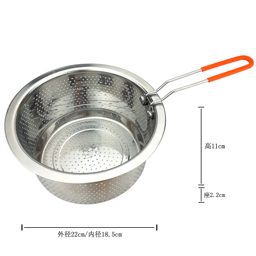 304 vapor de acero inoxidable hogar espesado olla de arroz vapor incorporado vapor de acero inoxidable con mango