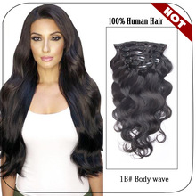 ˰lӰl ӰlƬ 7pcs 70g 1b body wave Clip In Human Hair