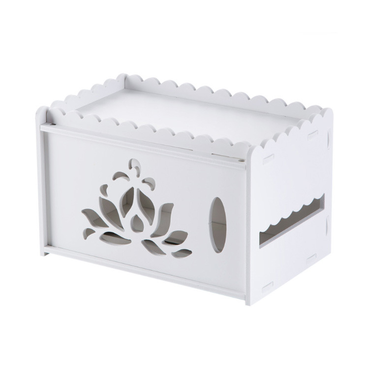 Placa de plástico de madera sanitaria caja de papel higiénico sin perforar titular de tejido higiénico caja de papel higiénico caja de almacenamiento de rack caja de pañuelos