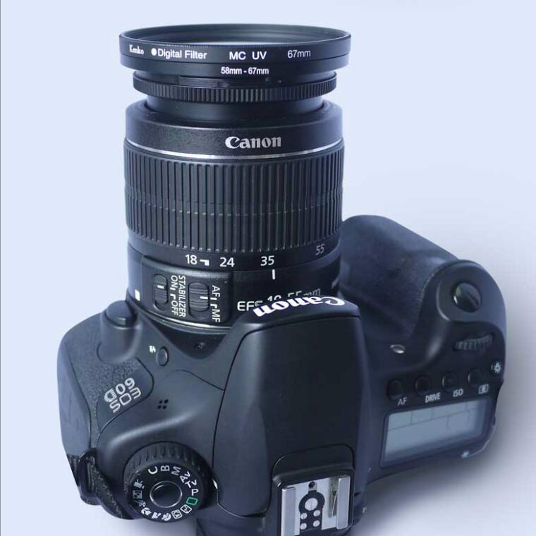 Anillo adaptador de filtro SLR de 40.5-82mm paso pequeño a grande