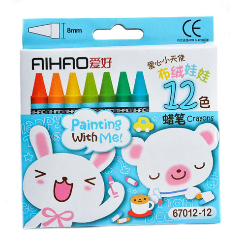 Hobby 8 colors 12 colors 24 colors small crayons art supplies creative stationery crayon set children's painting tool pen
