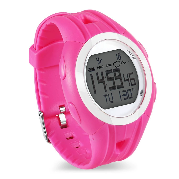 Universal speedometer, chest strap for cycling, watch, tracks heartbeat