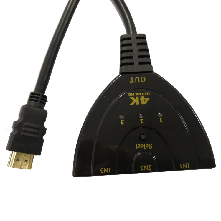 HDMI-переключатель дилер оптовый высокого разрешения HDMI переключатель 3 в 1 хвостик свитч HDMI 4K