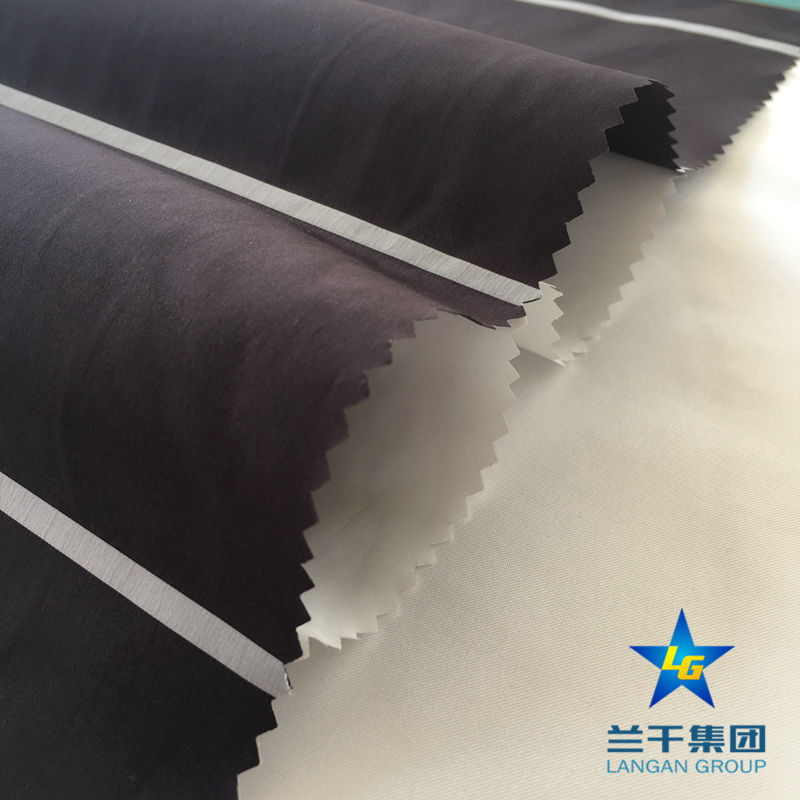 通道布 50D阳离子8.3公分双线 无缝织造双层直充羽绒服面料