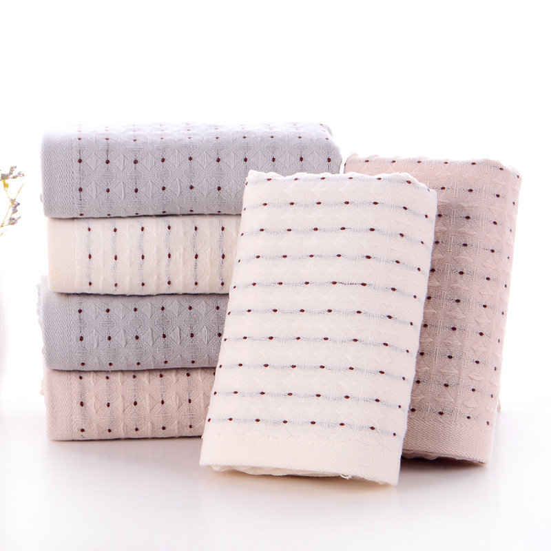 华夫格毛巾纯棉吸水成人洗脸巾蜂窝纱布毛圈礼品毛巾礼盒logo刺绣