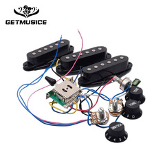 ST electric guitar single pickup full set of circuit with pickup 250K potentiometer electric guitar connection circuit