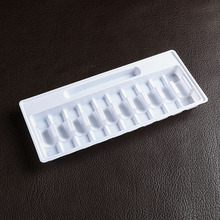 厂家批发药品吸塑包装 PVC透明吸塑盒托盘 白色塑料内托