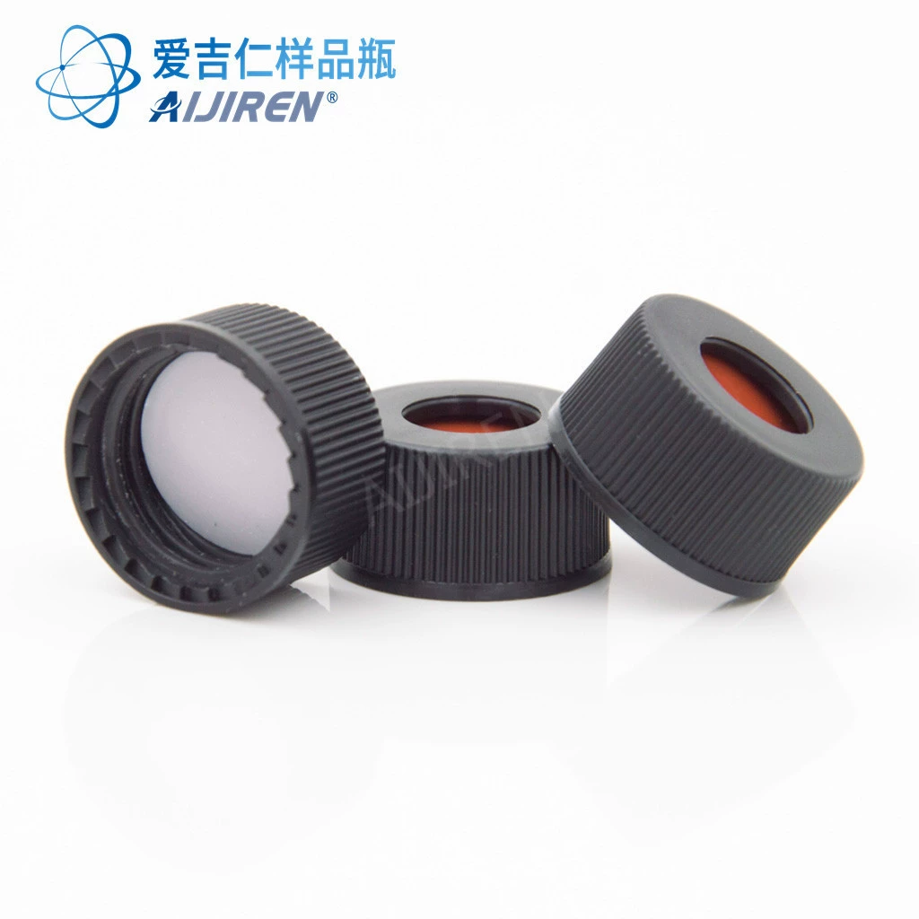 15 мм черный отверстие полипропиленовая спиральная крышка силиконовая прокладочная прокладка для тефлона с бутылкой образца 8/12ml