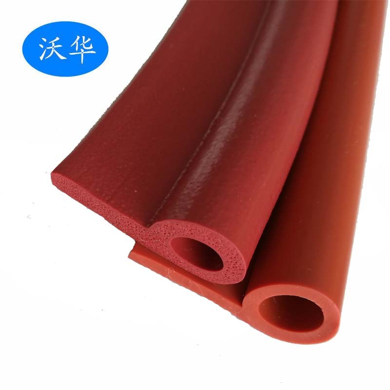 硅胶P型耐高温密封条 P型9字硅胶发泡密封条 硅胶彩色发泡密封条