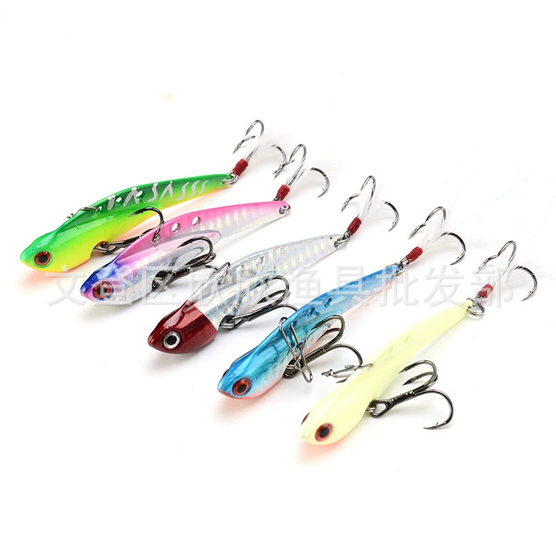 Индивидуальные металлические приманки VIB из цинкового сплава для дальнего заброса с полным слоем плавучести.