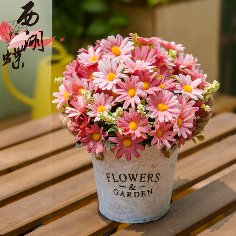 Simulated Potted Plant Decoration Set, Simulated Flower Arrangement, Artificial Flower Decoration, Living Room Home Desktop Decoration, Dining Table Crafts