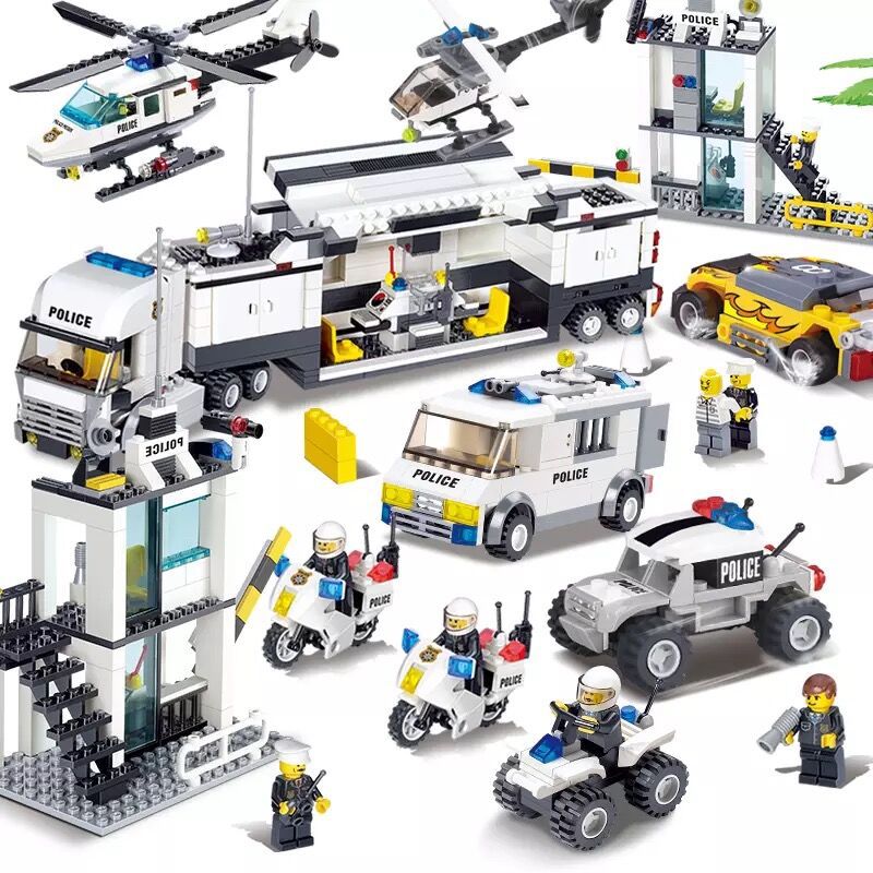 KaiZhi 6725, Bloques de Construcción Educativos para Niños, Departamento de Policía y Bomberos, 8051 Piezas Pequeñas image 5