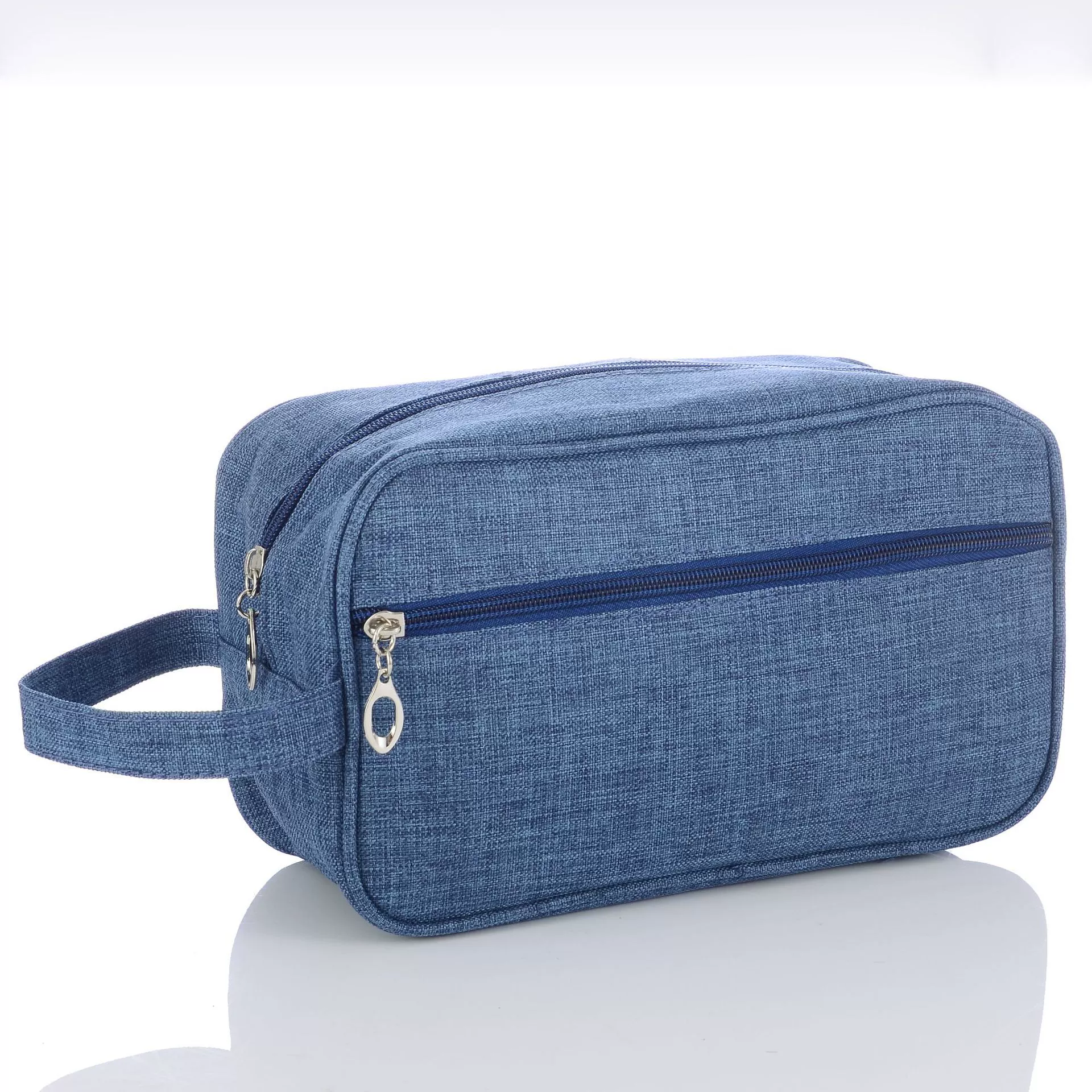 Cosmetic Bag Travel Organizer, Men's Handheld Toiletry Pouch, 26×10×15 cm, Lightweight