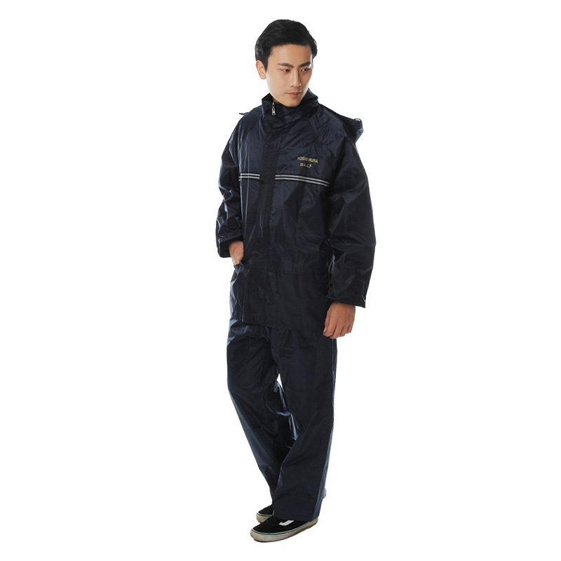 Oxford cloth raincoat set adult outdoor waterproof raincoat set wholesale promotion motorcycle poncho