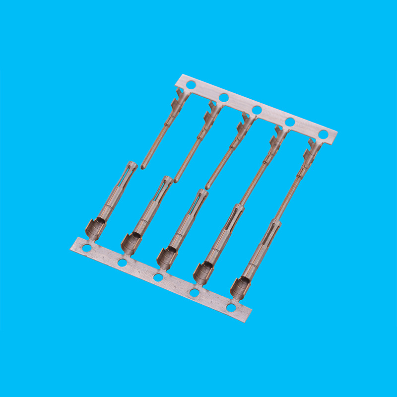 供应1.2，1.5铜管端子弹性母端子航空插防水插冠簧端子连接器端子