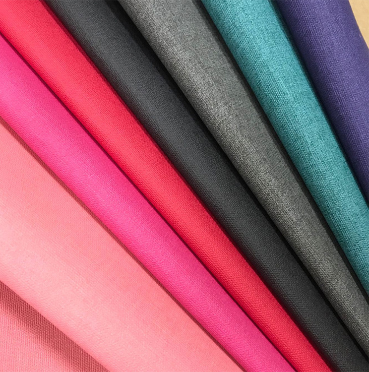 麻布纹格子无纺布底 相册笔记本电子封面包装菜谱PU套色现货眼镜