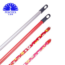 PVC套膜扫把木杆 家用清洁配件扫把杆多功能木质拖把杆厂家直销