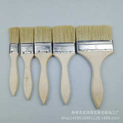 Factory wholesale wooden handle paint brush, imitation boar bristle brush, shipboard industrial brush, barbecue brush, household small brush
