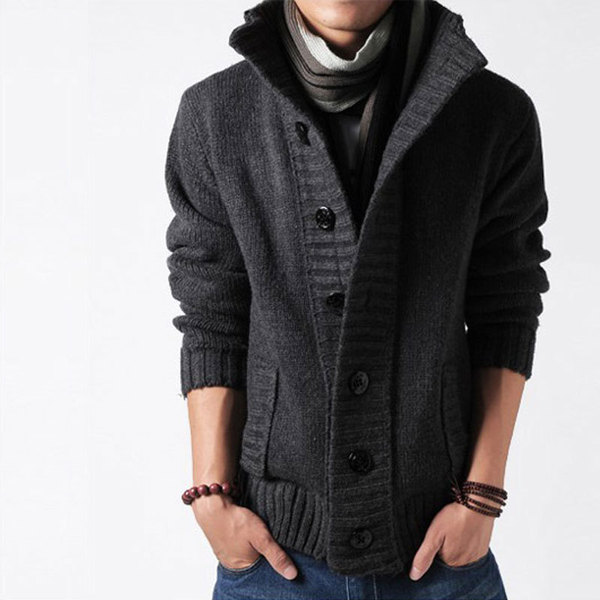 Demi-season knitted sweater