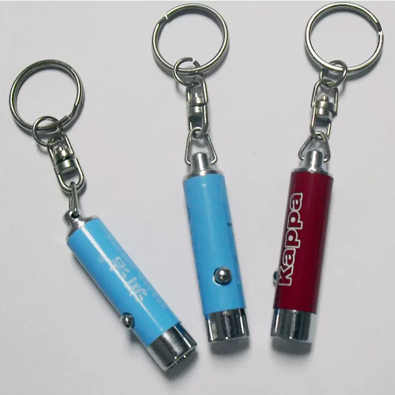 厂家金属迷你钥匙扣UV紫光验钞电筒发光小礼品时尚促销赠品验钞灯