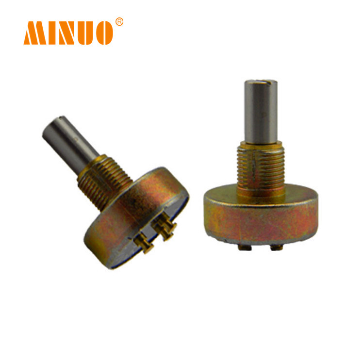 357电位器360无极旋转导电塑料电位器D22-RB-PB金属角位移传感器