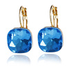 Fashionable earrings, universal crystal earings, European style, simple and elegant design, wholesale