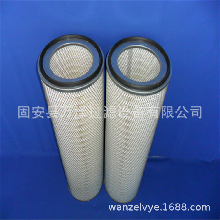 万泽现货供应除尘器滤筒 自洁式除尘滤芯 反吹式除尘滤芯WZ