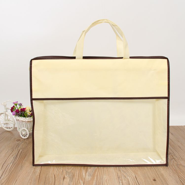 Non-Woven Zipper Bag, Home Textile Bag, Maternity Bag, Quilt Bag, Quilt Four-Piece Set, Dust-Proof Storage Bag, Printed Logo, in Stock