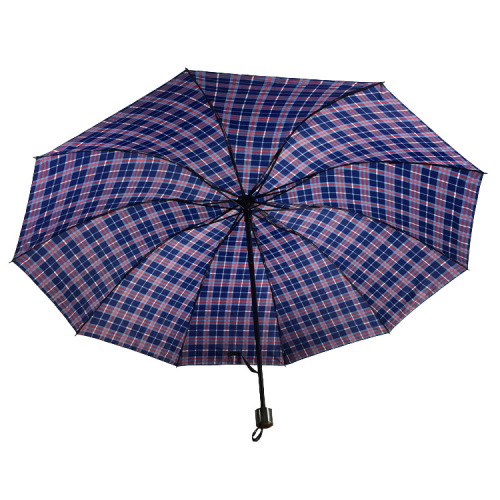 Manufacturer wholesale 30% off 10-bone inverted pole enlarged lattice umbrella bold fashion business sun umbrella creative parasol