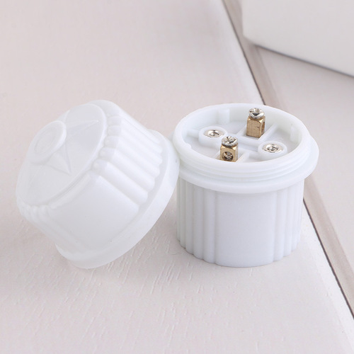 Suspended e27 lamp holder LED lamp holder high temperature resistant flame retardant screw lamp holder ivory white screw lamp holder