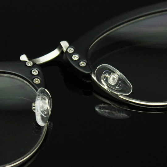 Glasses Accessories Silicone Nose Pad Screw Soft Glue Hard Core Non-Slip Nose Pad Sunglasses Lock Type Holes for Wholesale